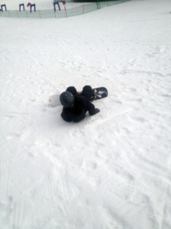 sullivan falling snowboard